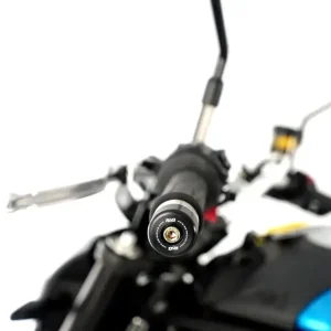 Koncówki kierownicy motocyklowej R&G Rcing CF Moto/ Ducati/ Vmoto (wybrane modele) srebrno-czarne Darmowy zwrot