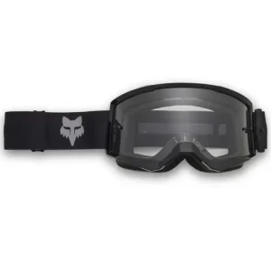 Gogle motocyklowe Fox Main Sand z przezroczystą szybą, czarne Bezpieczna płatność