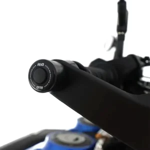 Dostępne od ręki Koncówki kierownicy motocyklowej R&G Yamaha Tenere 700 (wybrane modele) srebrno-czarne