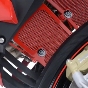Osłona chłodnicy oleju R&G BMW S 1000 RR (10-18)/ XR (15-19)/ S 1000 R (14-20)/ HP4 czerwona Bezpieczna płatność