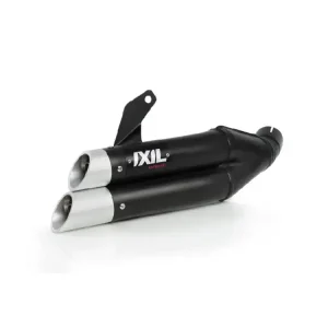 Najlepsza cena Pełny układ wydechowy IXIL Dual Hyperlow XL L3XB Kawasaki Z 650 RS (24-)/ Z/ Ninja 650 (23-) czarny