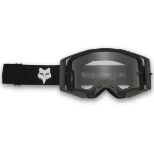 Gogle motocyklowe z Fox Airspace Sand z przezroczystą szybą, czarne Ostatnie sztuki