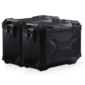 Dodaj do koszyka Zestaw: kufry boczne + stelaże TRAX ADV SW-Motech BMW R 1300 GS Adventure (24-) czarne [poj.: 2 x 45 L]