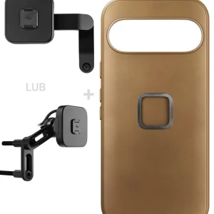 Zestaw na motocykl: etui Peak Design Mobile Everyday Clarino do smartfona Google Pixel 9 + mocowanie motocykla Nowy