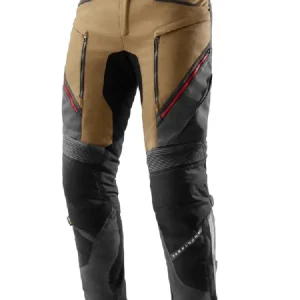 Spodnie motocyklowe tekstylne Rebelhorn Hardy 3.0 brązowo-szaro-czerwone Obniżka ceny
