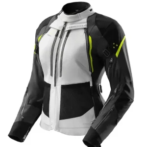 Bezpieczne zakupy Kurtka motocyklowa damska tekstylna Rebelhorn Hardy 3.0 czarno-szaro-żółta
