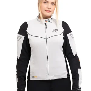 Kurtka motocyklowa damska tekstylna Rukka Airgobina 2.0 czarno-szara Wyjątkowa oferta