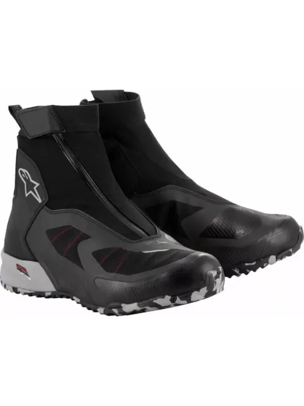 Wyprzedaż Buty motocyklowe Alpinestars CR-8 Gore-Tex czarno-szare