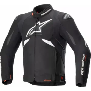 Kurtka motocyklowa tekstylna Alpinestars T-GP R v3 Drystar® czarno-biała Cena promocyjna