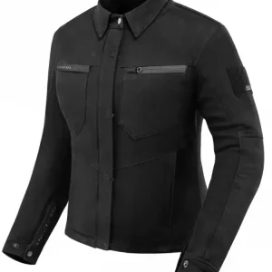 Kurtka motocyklowa damska tekstylna Shima Giro czarna Popularny