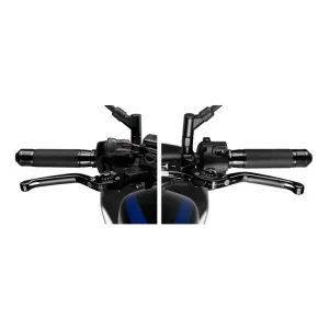 Zestaw regulowanych dźwigni Puig standardowych z zawiasem, czarnych Yamaha (wybrane modele) Nowość