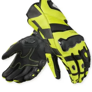 Rękawice motocyklowe REV’IT! Jerez 4 fluo-czarne Nowy