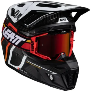 Kask enduro Leatt Moto 9.5 Carbon czarno-biały Bezpieczna płatność