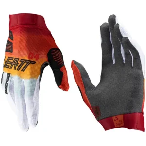 Rękawice cross Leatt Moto 1.5 GripR Glamis biało-czerwone Wyjątkowa oferta