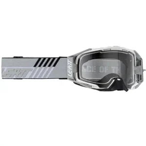 Gogle motocyklowe z fotochromatyczną szybą Leatt Velocity 6.5 Photochromic białe Zniżka