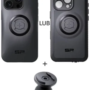 Promocja Zestaw: etui na telefon iPhone 16 Pro + uchwyt kulowy Pro SPC+ SP Connect