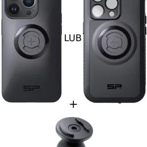 Zestaw: etui na telefon iPhone 14 Pro + uchwyt kulowy Pro SPC+ SP Connect Dostępne od ręki