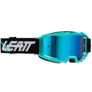 Dodaj do koszyka Gogle motocyklowe z lustrzaną niebieską szybą Leatt Vizion 3.5 Iriz niebieskie