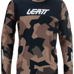 Bluza enduro Leatt Moto 4.5 Enduro Stone czarno-brązowa Taniej