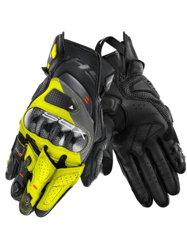Bezpieczne zakupy Rękawice motocyklowe Shima XRS-3 fluo