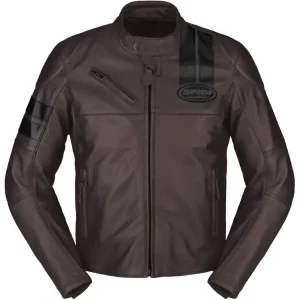 Kurtka motocyklowa skórzana Spidi Roar bordowo-czarna Oferta limitowana