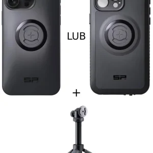 Dodaj do koszyka Zestaw: etui na telefon iPhone 15 Pro Max + statyw/selfie stick SPC+ SP Connect
