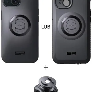 Super okazja Zestaw: etui na telefon iPhone 15 + uchwyt na rzep SPC+ SP Connect