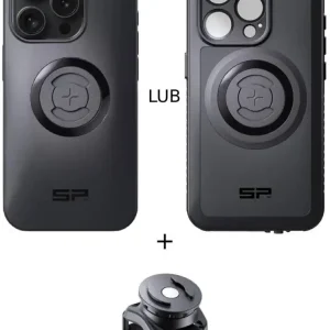 Najlepsza cena Zestaw: etui na telefon iPhone 15 Pro + uchwyt na rzep SPC+ SP Connect