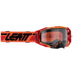 Gogle motocyklowe Leatt Velocity 6.5 Flame z przezroczystą szybą pomarańczowe Do wyczerpania zapasów