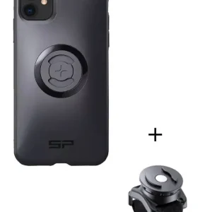 Zestaw: etui na telefon iPhone 11/XR + uchwyt na rzep SPC+ SP Connect Łatwy zwrot
