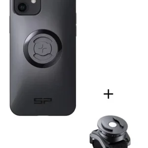 Ostatnie sztuki Zestaw: etui na telefon iPhone 12/12 Pro + uchwyt na rzep SPC+ SP Connect