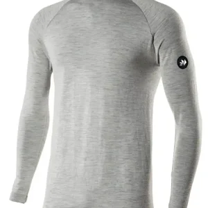 Koszulka termoaktywna z długim rękawem SIXS Merino szara unisex Super okazja