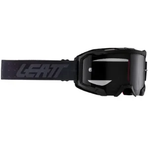 Gogle motocyklowe Leatt Velocity 4.5 Stealth z mocno przyciemnianą szybą czarne Ekspresowa dostawa