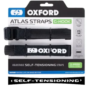 Pasy mocujące bagaż Oxford Atlas G-Hook czarny [26mm x 2m; para] Kup online