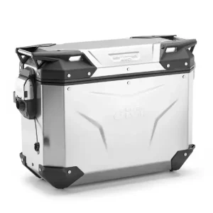 Bezpieczna płatność Kufer boczny GIVI Trekker Outback Evo Smart 37 aluminiowy, anodyzowany [na lewą stronę; poj.: 37 l; bez wkładki SLR]