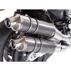 Nowy Tłumik motocyklowy G.P.R Poppy Tondo Harley-Davidson XR 1200 (08-12) stalowy [z homologacją]