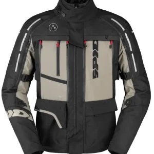 Kurtka motocyklowa tekstylna Spidi 4 Season V3 czarno-brązowa Darmowy zwrot