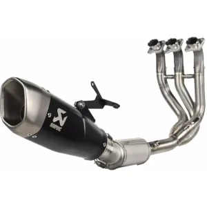 Pełny układ wydechowy Akrapović Triumph Trident 660 (21-) tytanowy [bez homologacji; z mocowaniem] Wyprzedaż