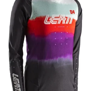Wybór klientów Bluza enduro damska Leatt Moto 4.5 Lite Sunburn czarno-fioletowo-czerwona