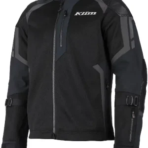 Kurtka motocyklowa tekstylna Klim Induction Pro czarno-szara Szybka wysyłka