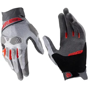 Rękawice cross Leatt X-Flow Short Mist szaro-czerwone Szybka dostawa