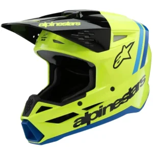 Oferta Kask enduro dziecięcy Alpinestars SM3 Radium żółto-czarno-niebieski