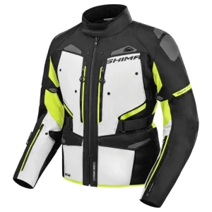 Kurtka motocyklowa tekstylna Shima Dune fluo-czarna Popularny