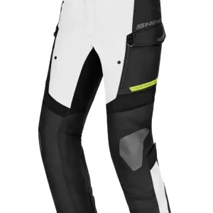 Spodnie motocyklowe tekstylne Shima Dune fluo-czarne Tani