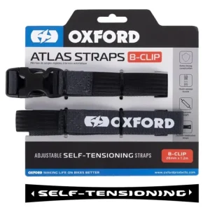 Oferta Pasy mocujące bagaż Oxford Atlas B-Clip 26 [mm] x 1.2 [M] szary