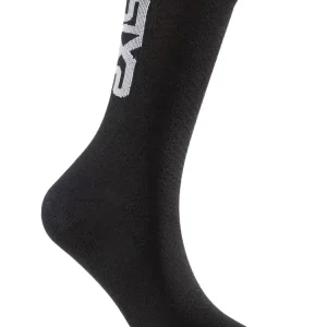 Skarpety motocyklowe SIXS Short Logo V2 Crew czarne Popularny