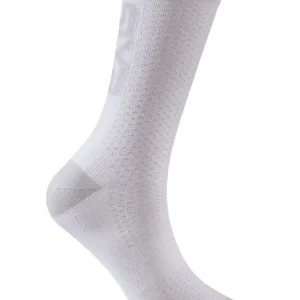 Skarpety motocyklowe SIXS Short Logo V2 Crew biale Oferta limitowana