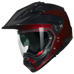Nowość Kask modułowy Nolan N70-2 X 06 Classico Nobile czarno-czerwony