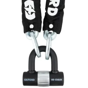Łańcuch do motocykla Oxford HD Chain Lock z kłódką [długość: 1 m; średnica oczka: 9.3 mm] Kup teraz