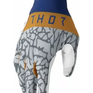 Rękawice cross Thor Sportmode Bravo niebiesko-szaro-białe Tylko do końca tygodnia